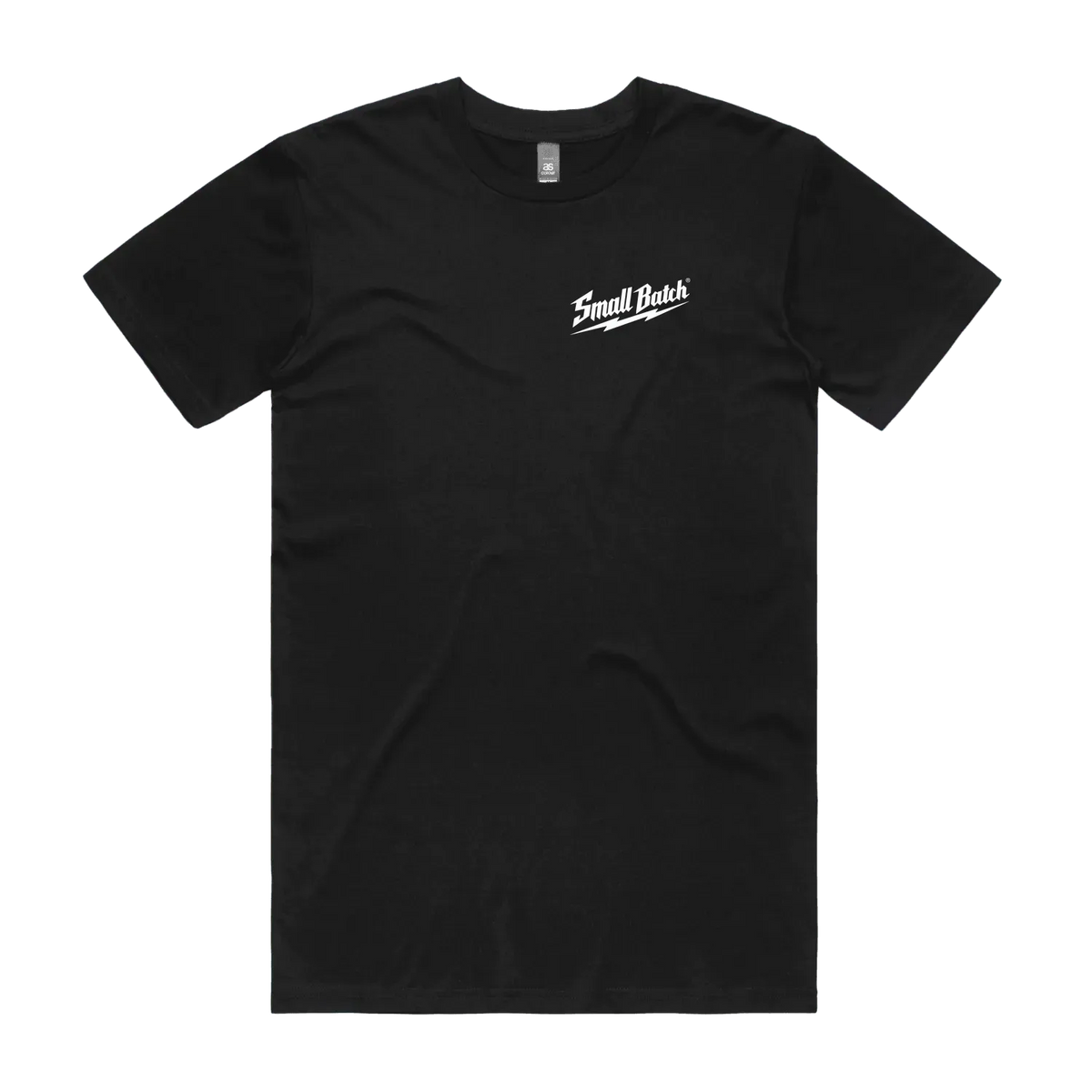 Black front flat lay