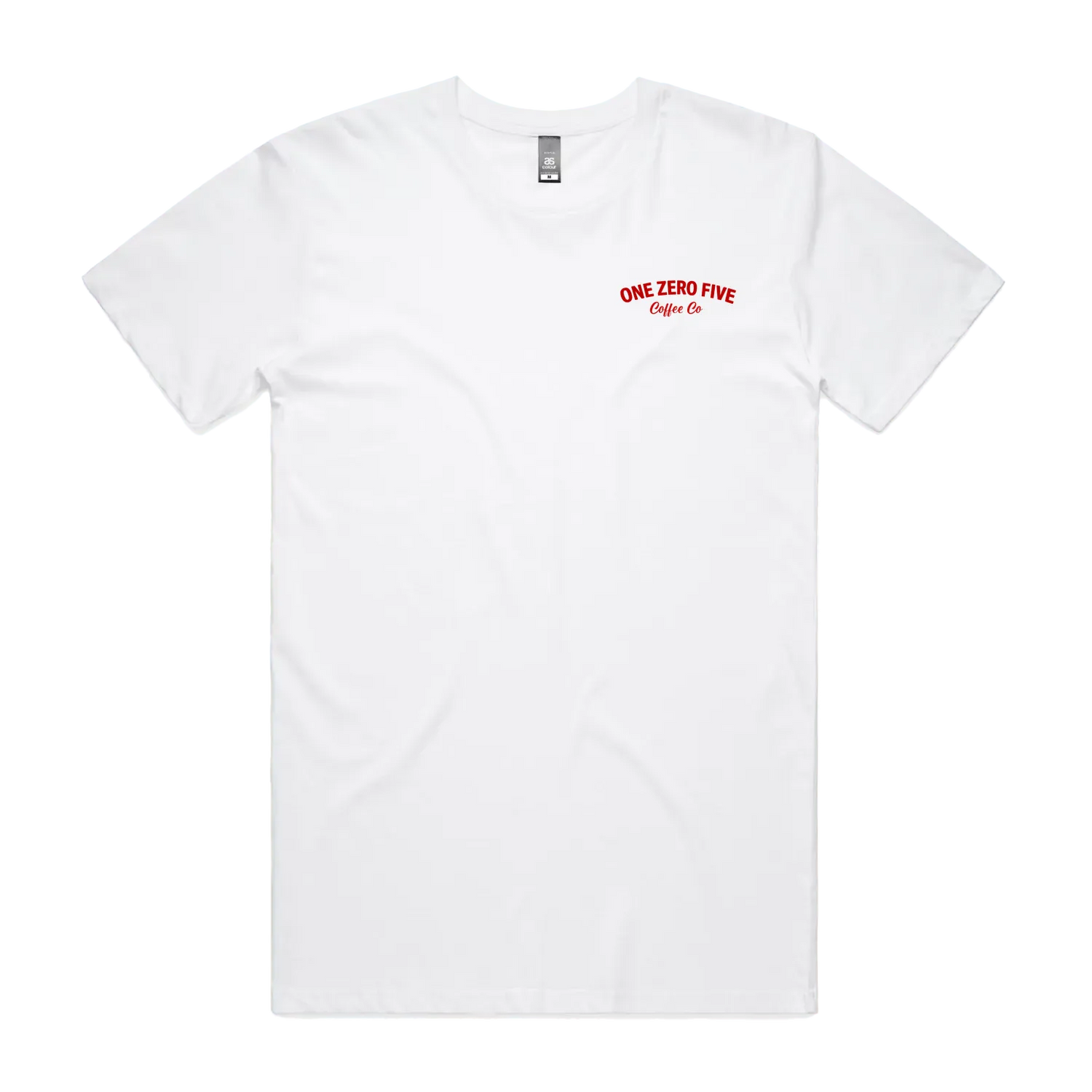 White front flat lay