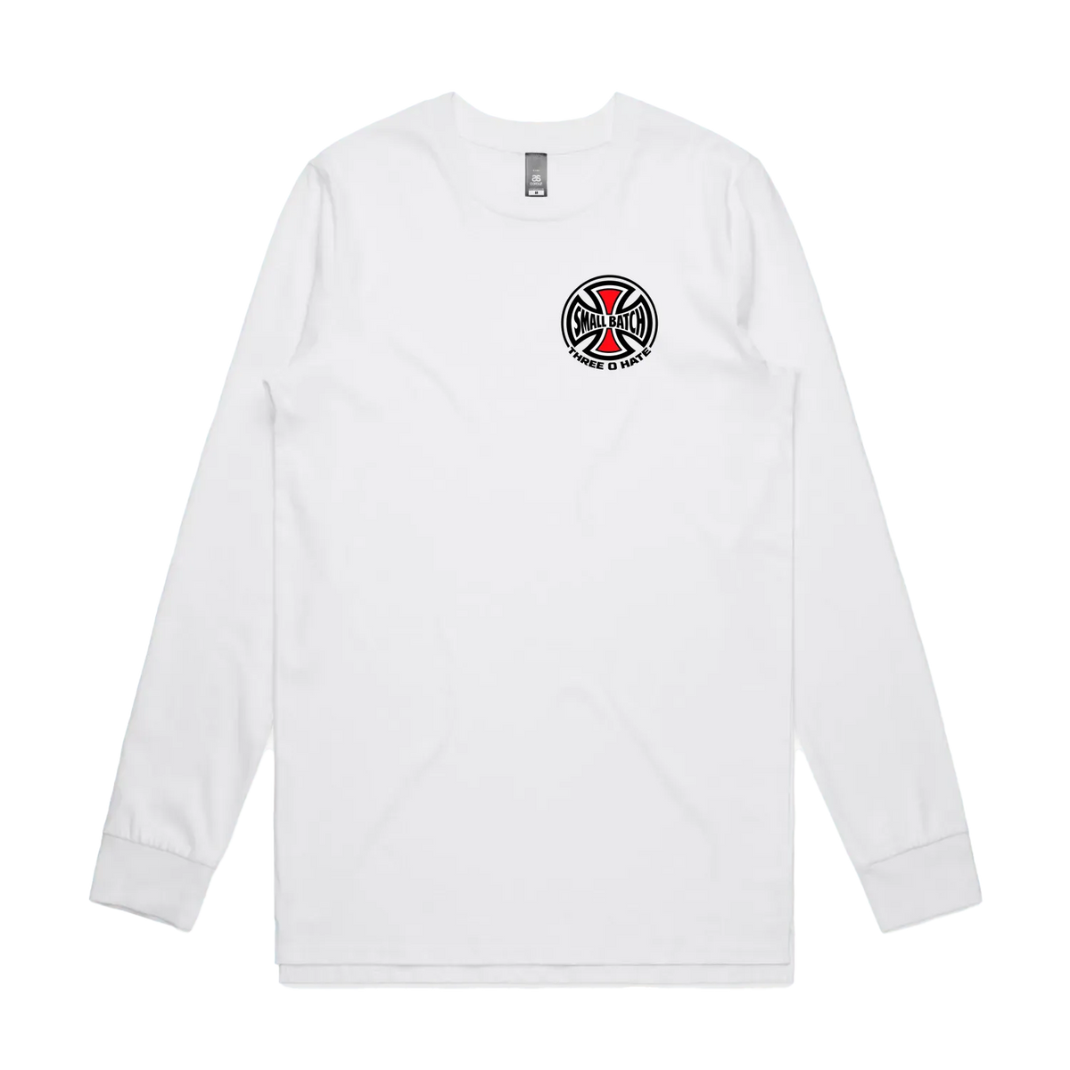 White front flat lay