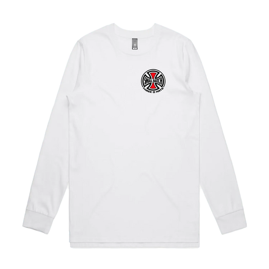 White front flat lay
