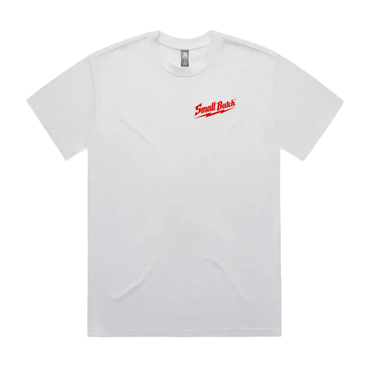 White front flat lay