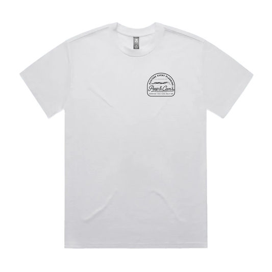 White front flat lay