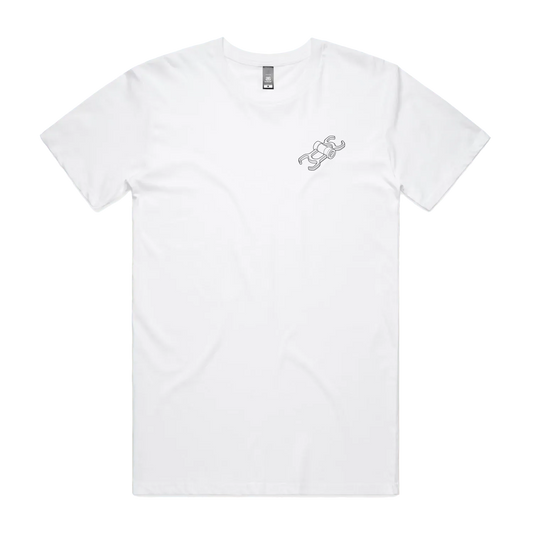 White front flat lay