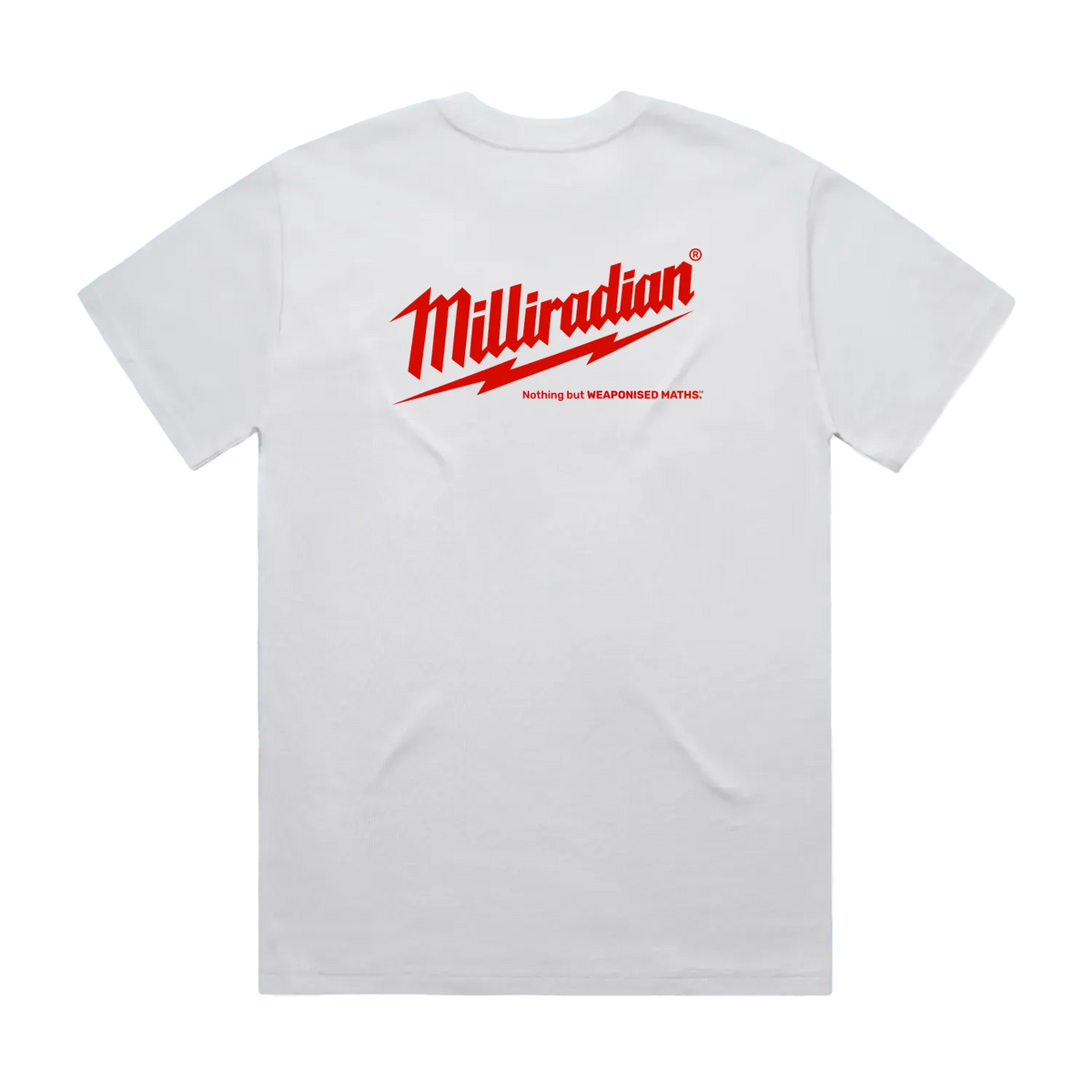 Milliradian - Weaponized Maths Small Batch T-Shirt Tee by Deadspace Threads
