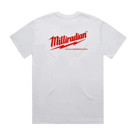 Milliradian - Weaponized Maths Small Batch T-Shirt Tee by Deadspace Threads